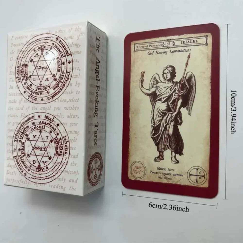 New! Celestial Tarot Deck Angel Summoning Archangels & Mystical 2 Guide Cards